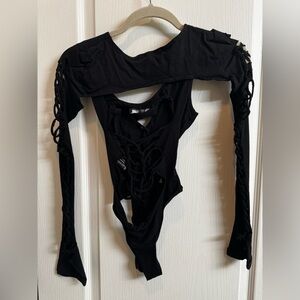 Poster girl while I’m young bodysuit and shrug